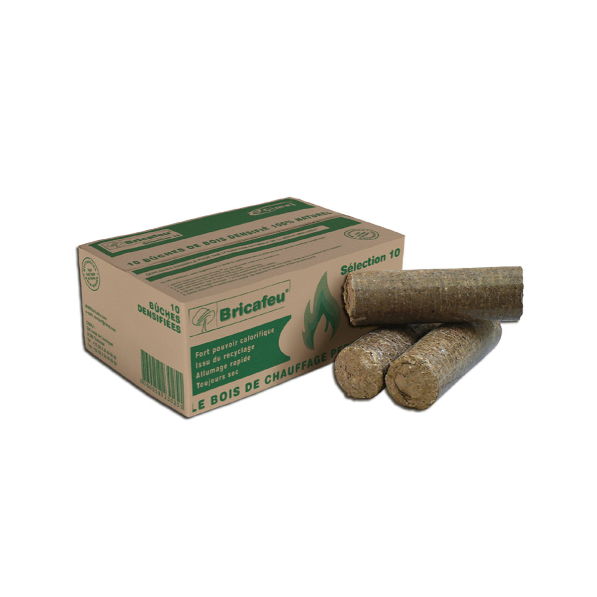 Bois densifié BRICAFEU